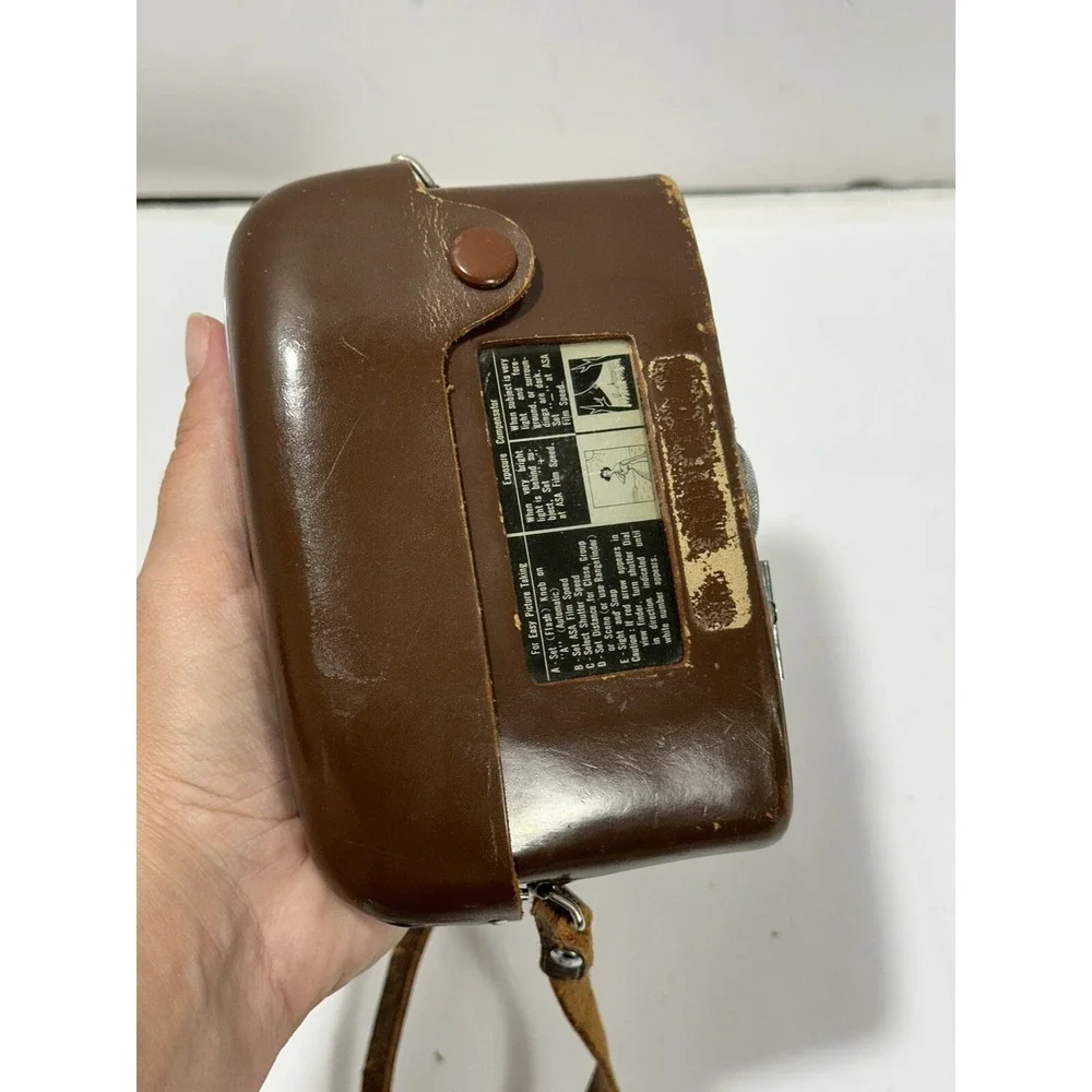 Olympus‎ Auto-Eye Rangefinder with 45mm F2.8 Lens Camera With Leather Brown Case